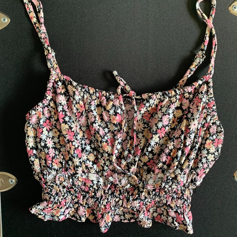 Floral crop top